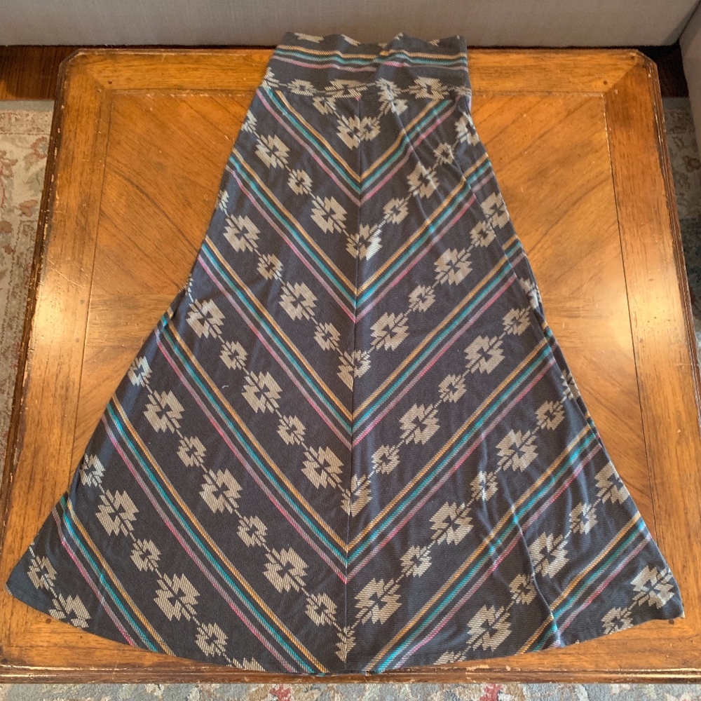 Pattern Maxi Skirt